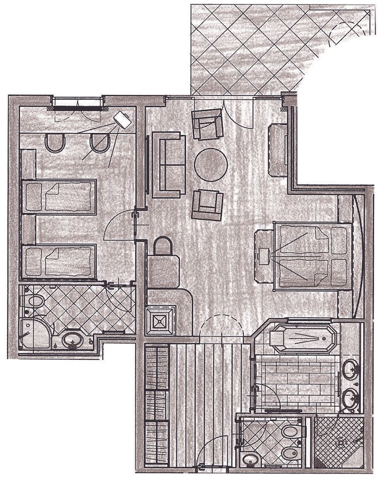 Suite Rosenquarz / STOCK resort / Finkenberg / Zillertal / Tirol