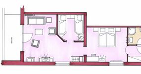 Alpina - Suite familiale de luxe 50 m²