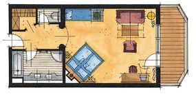 Alpina - Suite de Lux 55 m² im Wellnessschlößl 