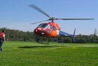 Helikopterfliegen in den Dolomiten