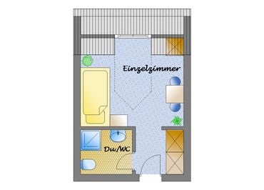 Einzelzimmer-Romantik klein