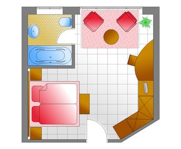 Doppelzimmer Villa BelVital