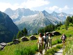Giorni di prova durante l' estate in montagna