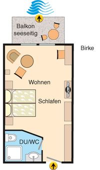 Hotel Sonne - Double room "Birke" family arrangement