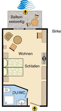 Sonne - Double room "Birke"