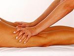 Anti muscle ache massage with arnica lotion - Stimulating affects on leg muscels
