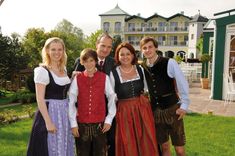 Die Gastgeberfamilie im Hotel Gmachl