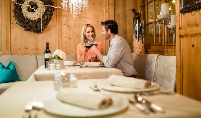 Abendessen im Rahmen der Gourmet-Halbpension