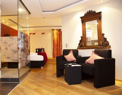 Berghotel Schlossanger Alp: Mittleres FELSENzimmer